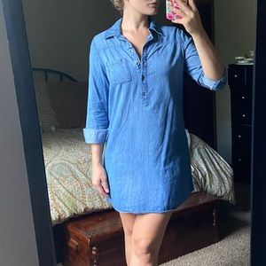 Y2K GAP Denim Shirt Dress